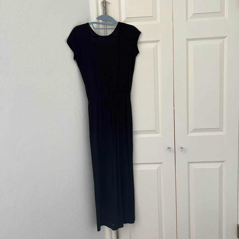 Black Sezane Open Back Dress